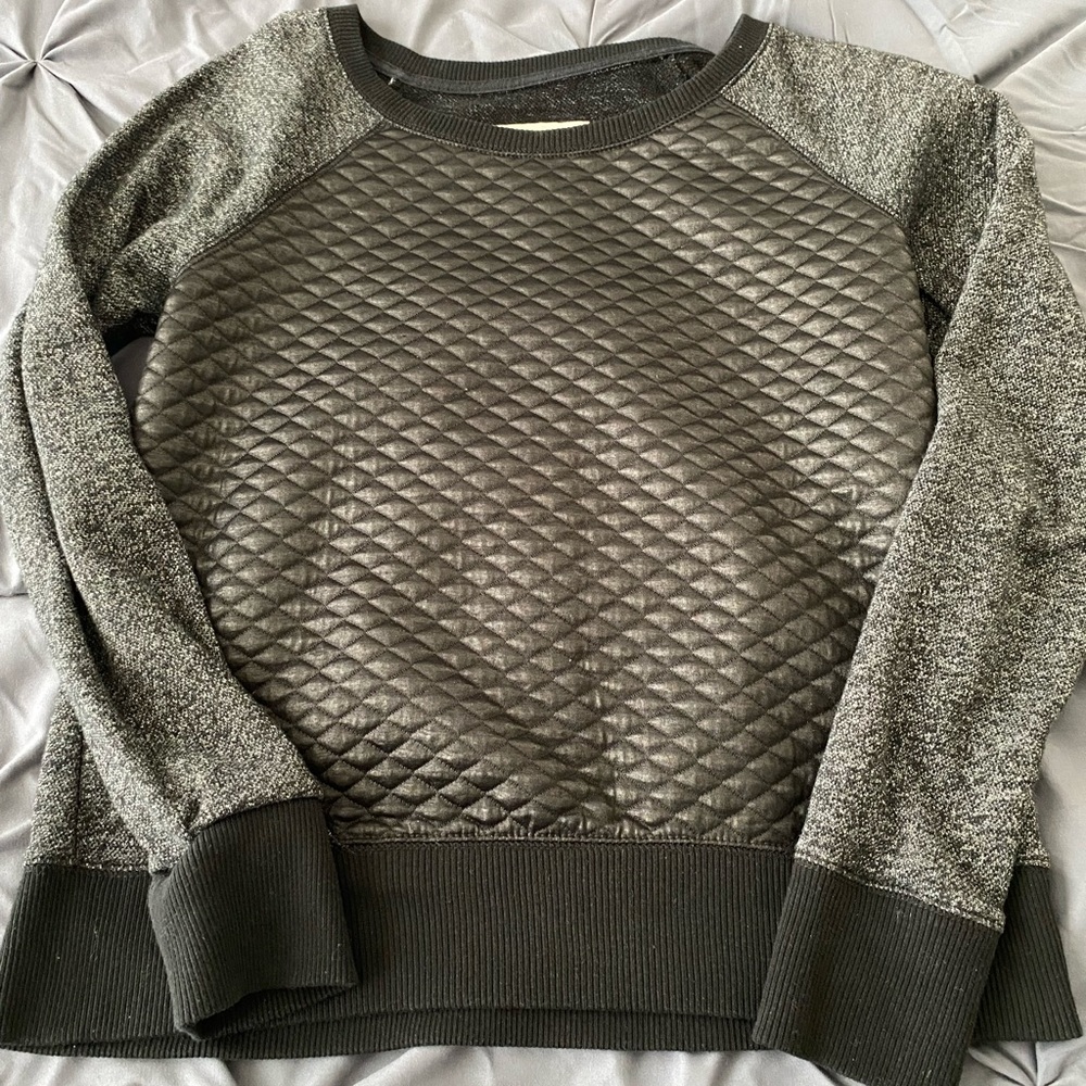 Mossimo Faux Leather Sweatshirt